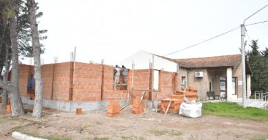 Avanzan las obras de ampliación en el Hospital Municipal y en el Hogar de Abuelos