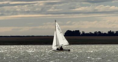 La Laguna Sauce Grande fue escenario de una nueva regata de la clase Pampero